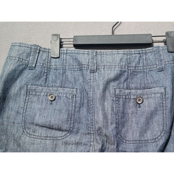 Caslon NWOT Lightweight Denim Mini Skirt Women's‎ Size 14 - Picture 4 of 4